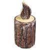 Alesta Home Kahverengi Kütük Görünümlü Dekoratif Mum 8x15cm