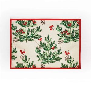 Alesta Home Çiçek Desenli Pamuklu 6'lı Amerikan Servis 35x50 cm SRV012