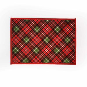 Alesta Home Kırmızı Pötikareli Pamuklu 6'lı Amerikan Servis 35x50 cm SRV011