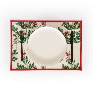 Alternative view of Alesta Home Çiçek Desenli Pamuklu 6'lı Amerikan Servis 35x50 cm SRV012