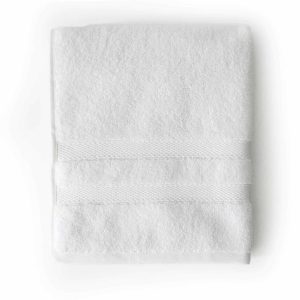 Alesta Home Pamuklu Beyaz El Yüz Havlusu 50x90 cm HVL045