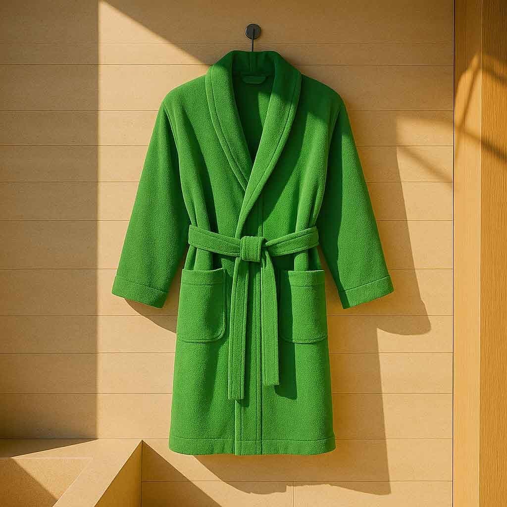 Alesta Home Pamuklu Yeşil Bornoz BRNZ011