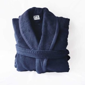 Alternative view of Alesta Home Pamuklu Lacivert Bornoz BRNZ005