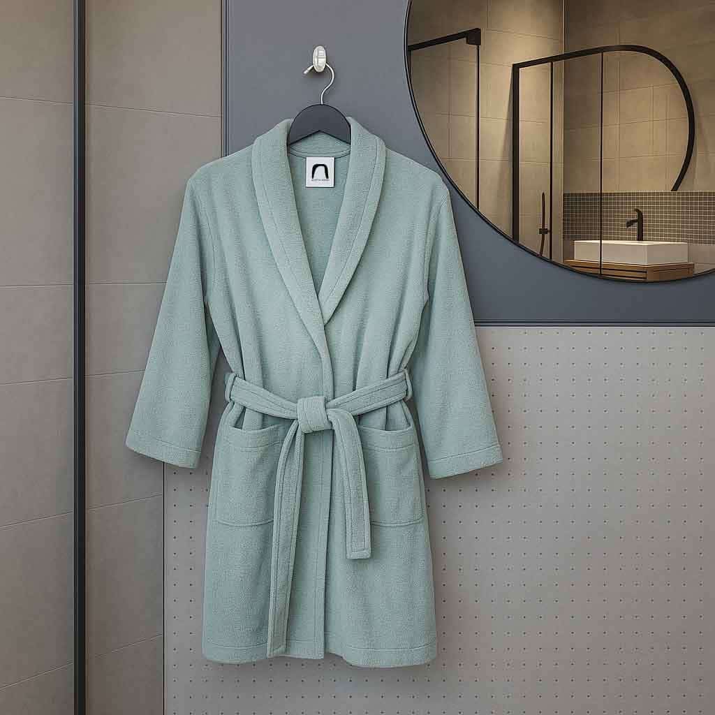 Alesta Home Pamuklu Yeşil Bornoz BRNZ013