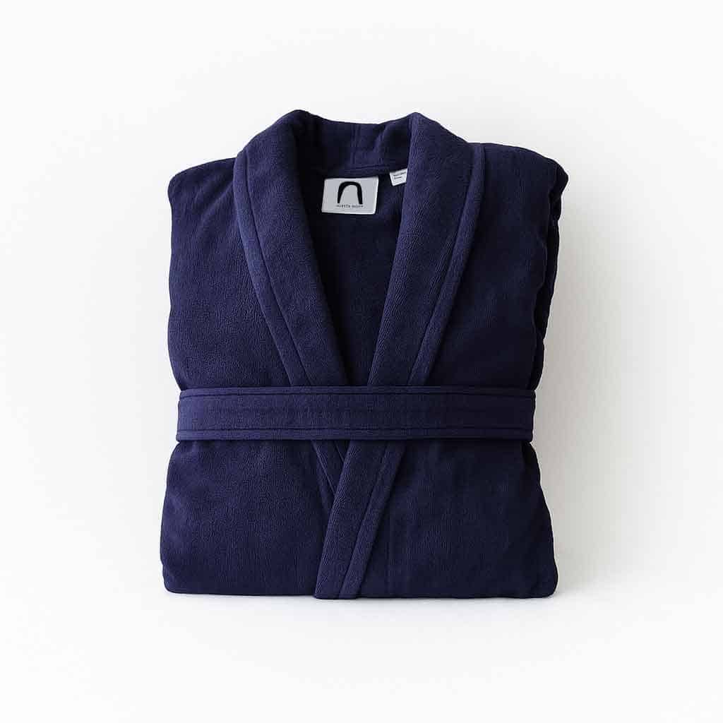 Alternative view of Alesta Home Pamuklu Lacivert Bornoz BRNZ028