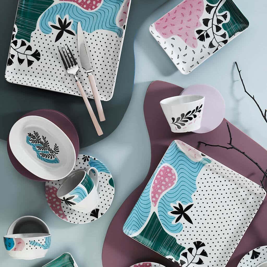 Kütahya Porselen Tan 32 Parça 6 Kişilik Kahvaltı Takımı TAN32KH60012256