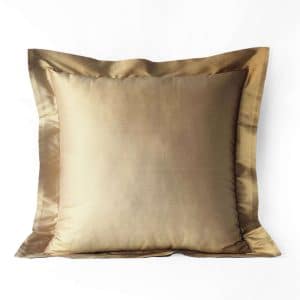 Alternative view of Alesta Home İpek Zikzak Dikişli Kulaklı Altın Kırlent Kılıfı 50x50 cm