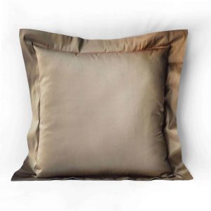 Alternative view of Alesta Home İpek Zikzak Dikişli Kulaklı Bej Kırlent Kılıfı 55x55 cm