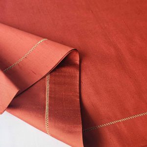 Alternative view of Alesta Home Kiremit Rengi İpek Sarı Zikzak Dikişli Runner 50x160 cm RNR020