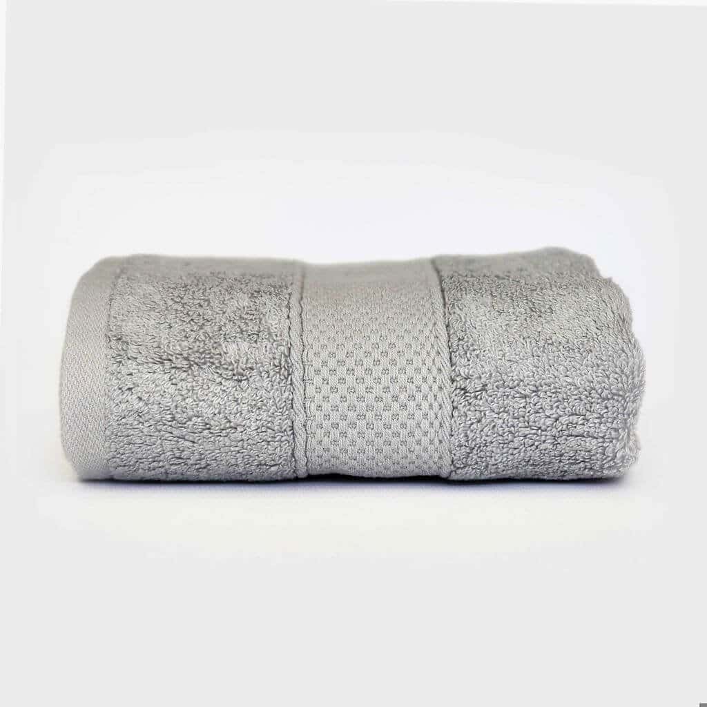 Alesta Home 100% Pamuk Gri El Yüz Havlusu 50x90 cm HVL041