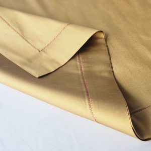Alesta Home Altın Rengi İpek Mor Zikzak Dikişli Runner 50x160 cm RNR021 - Görsel 4
