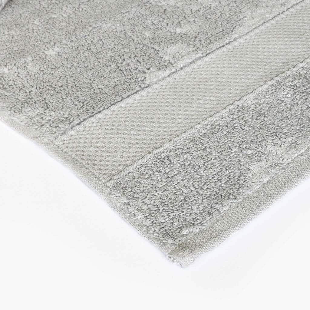 Alternative view of Alesta Home 100% Pamuk Gri El Yüz Havlusu 50x90 cm HVL041