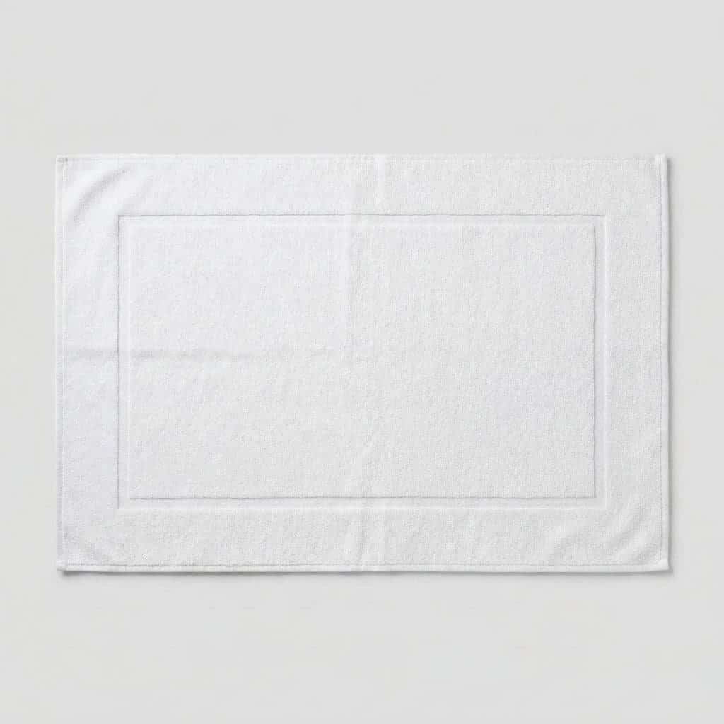 Alesta Home Pamuklu Beyaz Banyo Paspası 60x100 cm HVL080