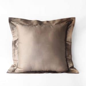 Alternative view of Alesta Home İpek Zikzak Dikişli Kulaklı Bej Kırlent Kılıfı 50x50 cm