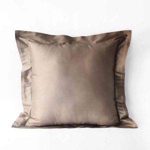 Alternative view of Alesta Home İpek Zikzak Dikişli Kulaklı Bej Kırlent Kılıfı 50x50 cm