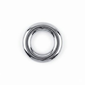 Alesta Home Metalik Gri Plastik Yuvarlak 10'lu Perde Kapsülü 35 mm